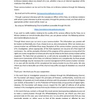 Whistleblowing Channel