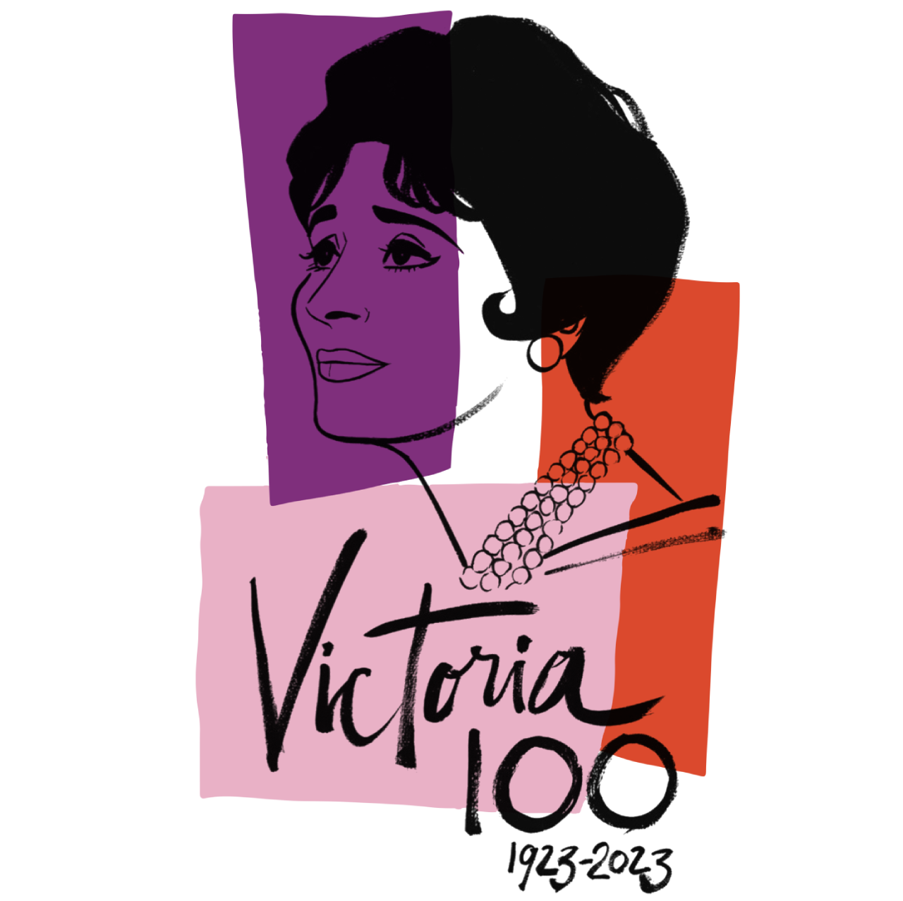 Logo centenari Victoria de los Angeles