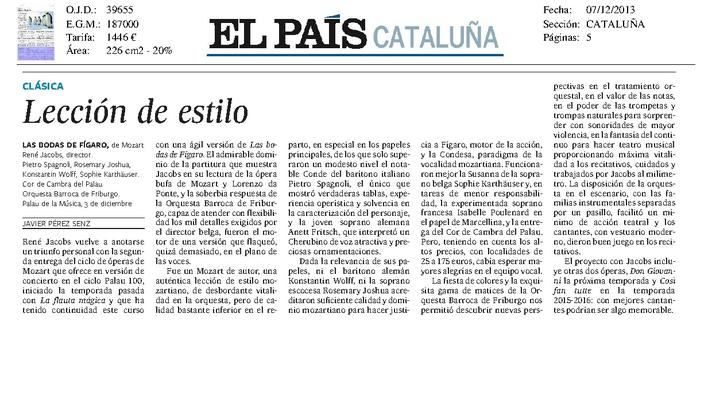 Lección de estilo