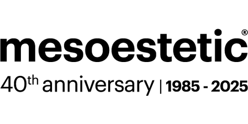 Mesoestetic 40 anys logo (negre)