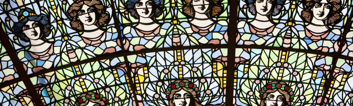 foto detall lluerna palau de la música catalana