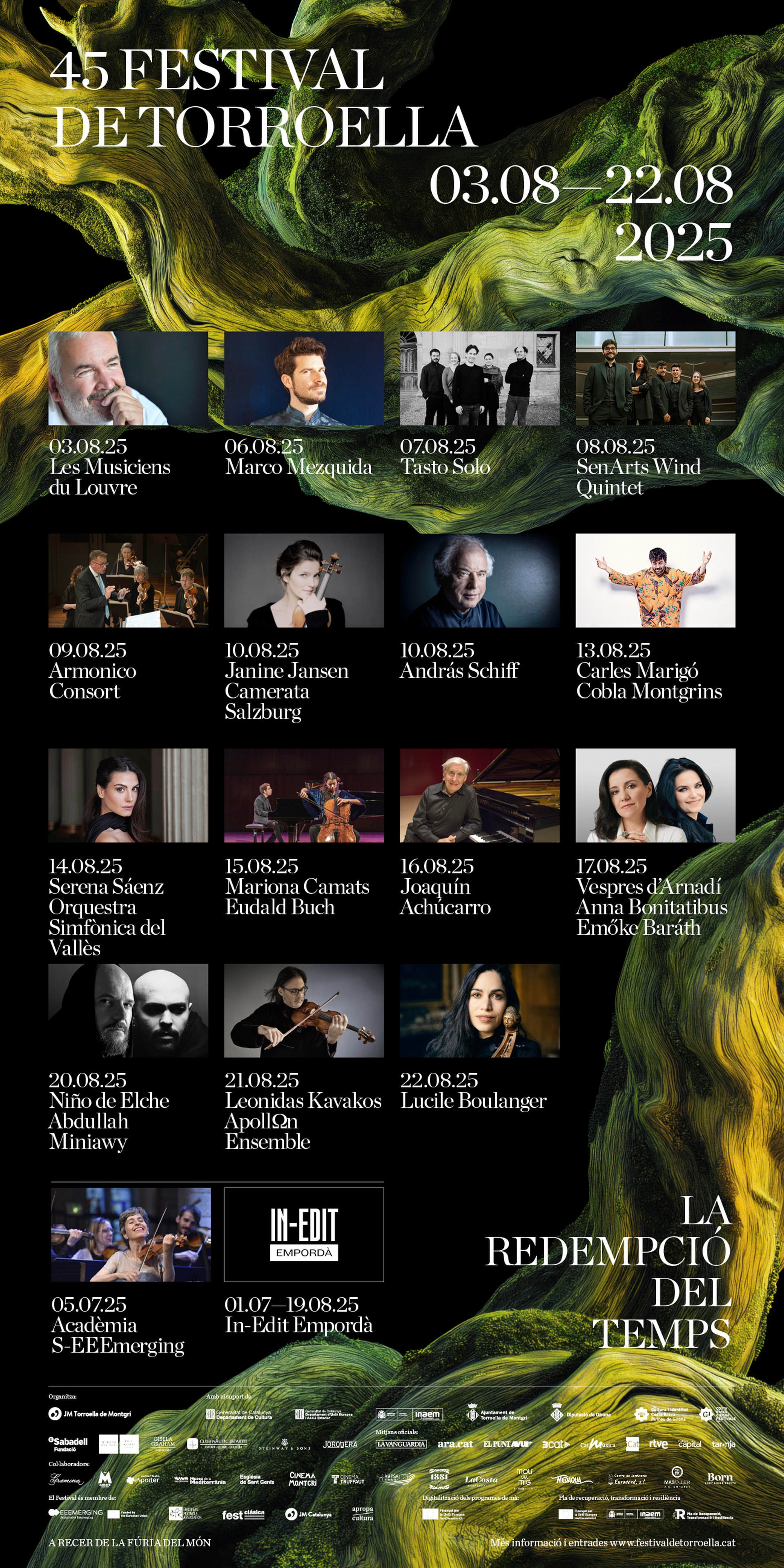 anunci festival de torroella 2025 - palau de la música catalana - desktop