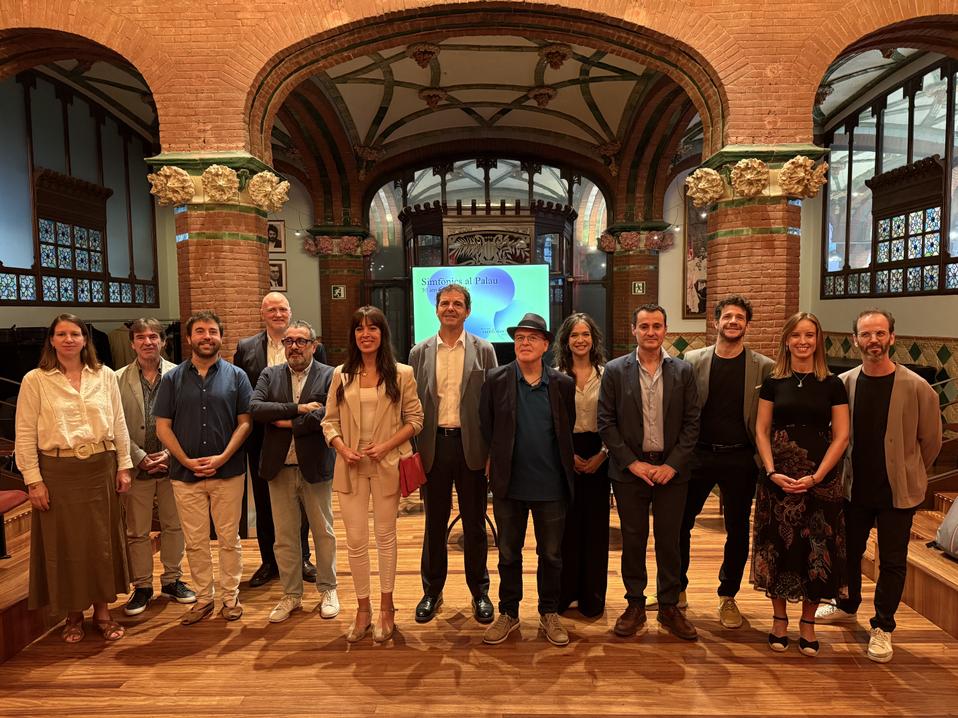 Foto de família presentació Simfònics 2025-26