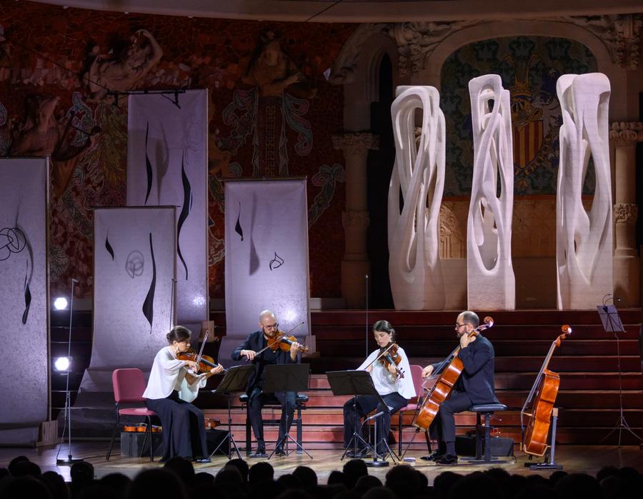 concert Cosmos Quartet Palau de la Música Catalana (c) Bofill