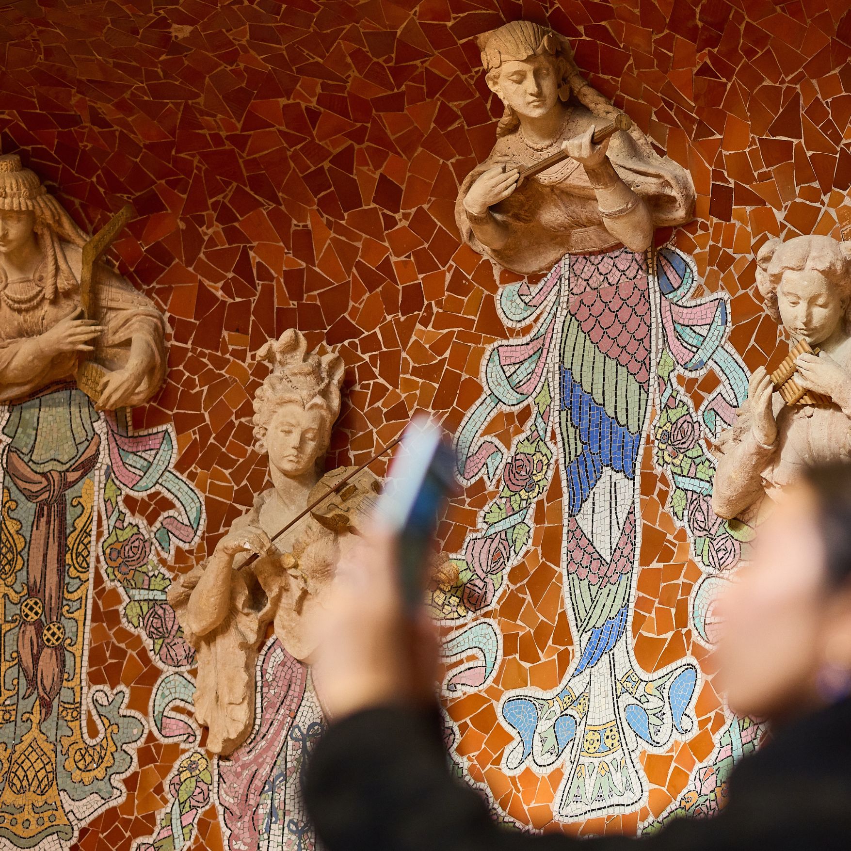 Visites guiades Palau de la Música Catalana - detall muses (3)