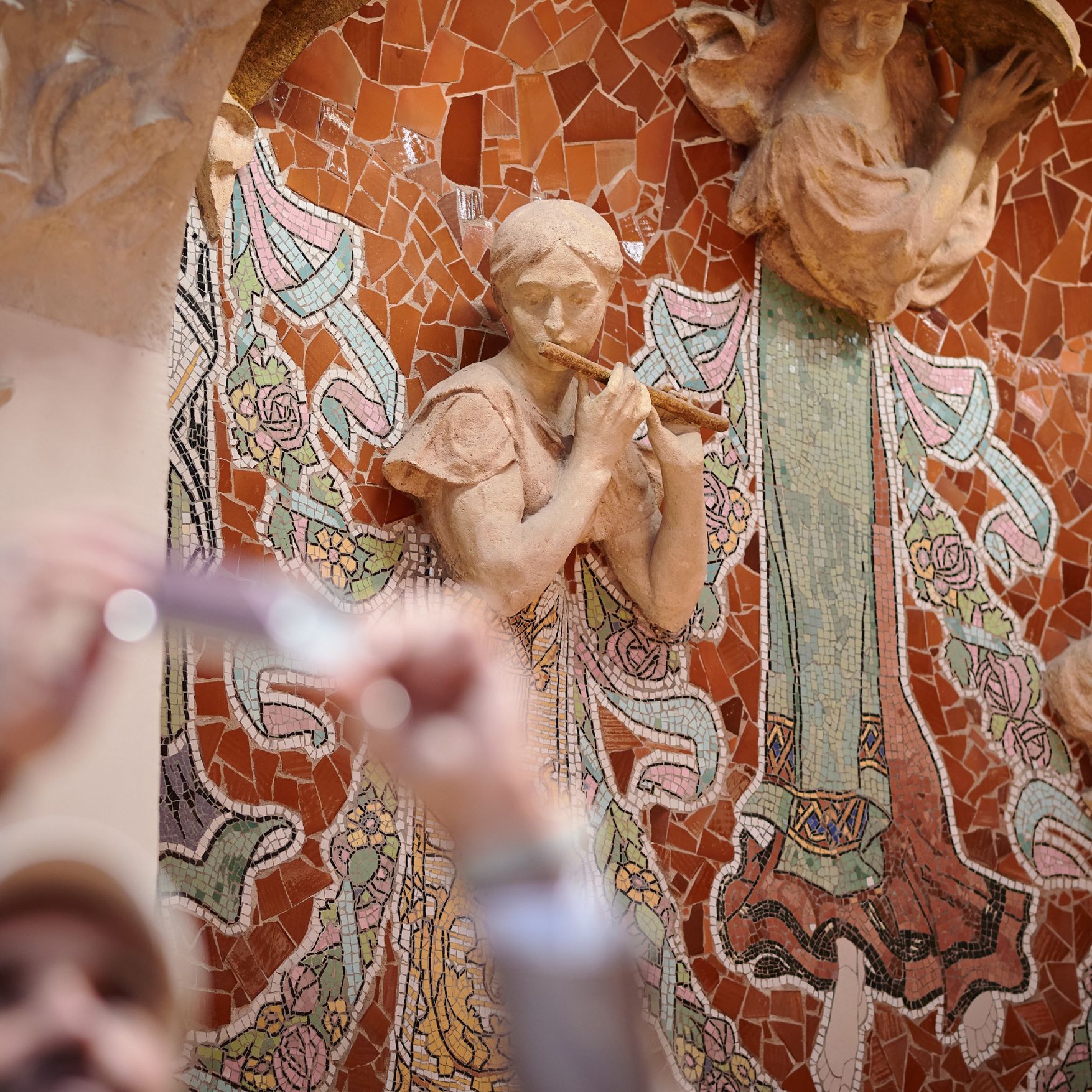 Visites guiades Palau de la Música Catalana - detall muses (2)