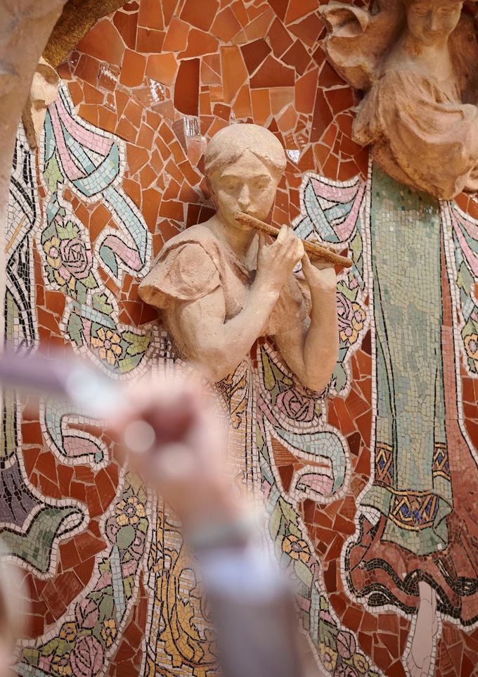 Visites guiades Palau de la Música Catalana - detall muses (2)