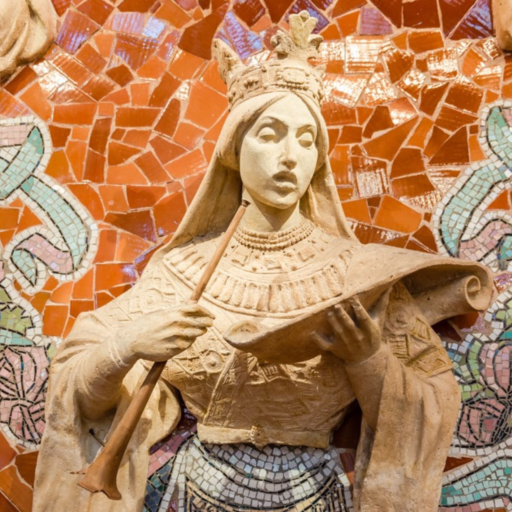 Detall Muses - escenari Palau de la Música Catalana