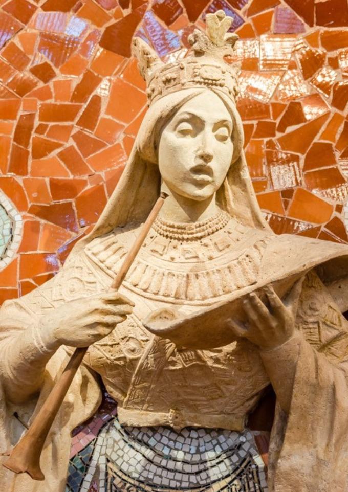 Detall Muses - escenari Palau de la Música Catalana