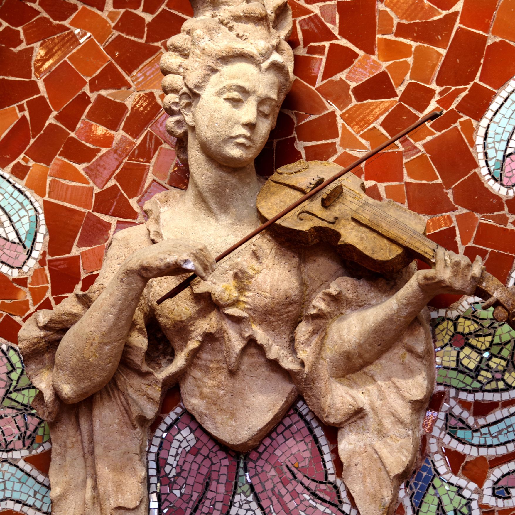 Detall Muses - escenari Palau de la Música Catalana 3