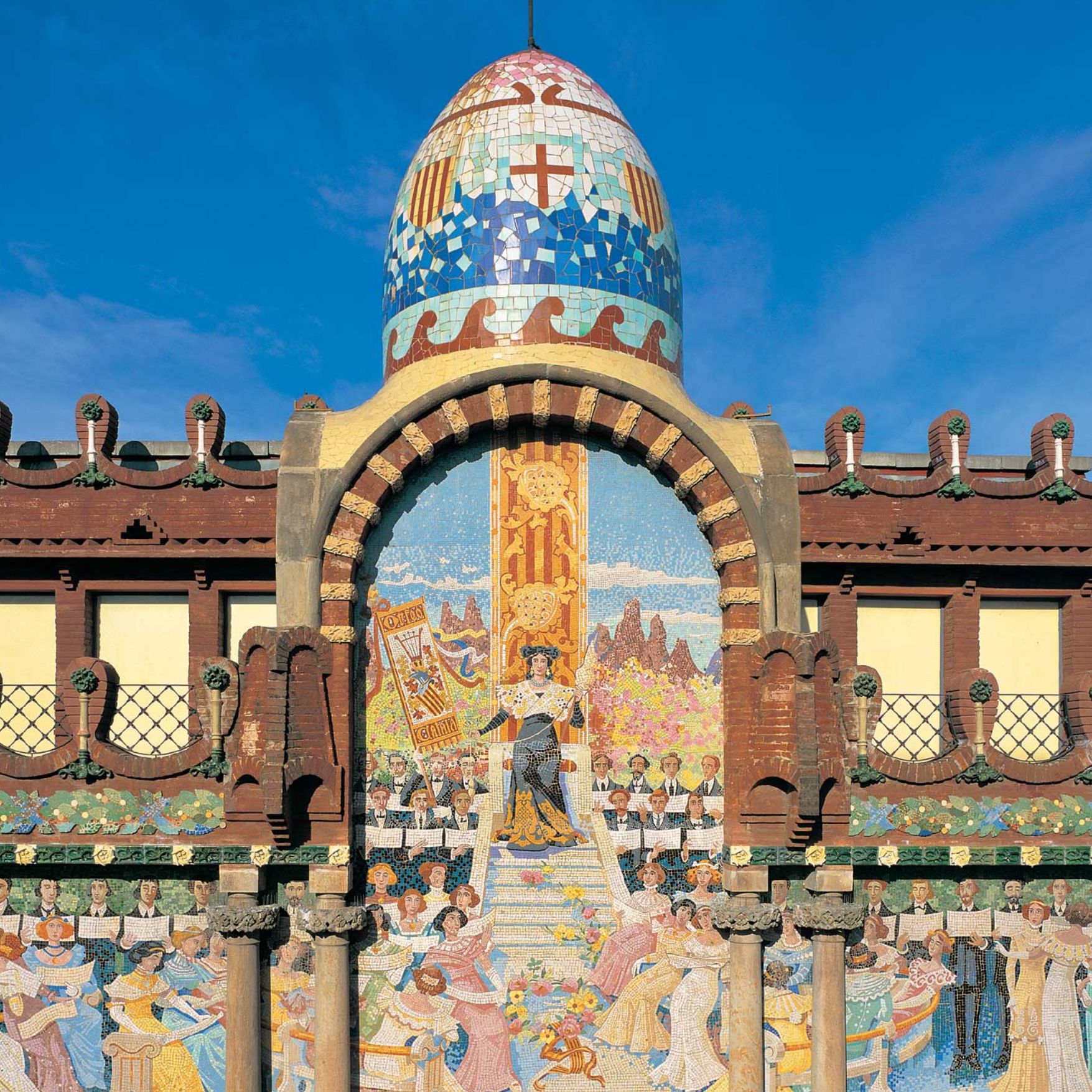 Detall Façana - Palau de la Música Catalana