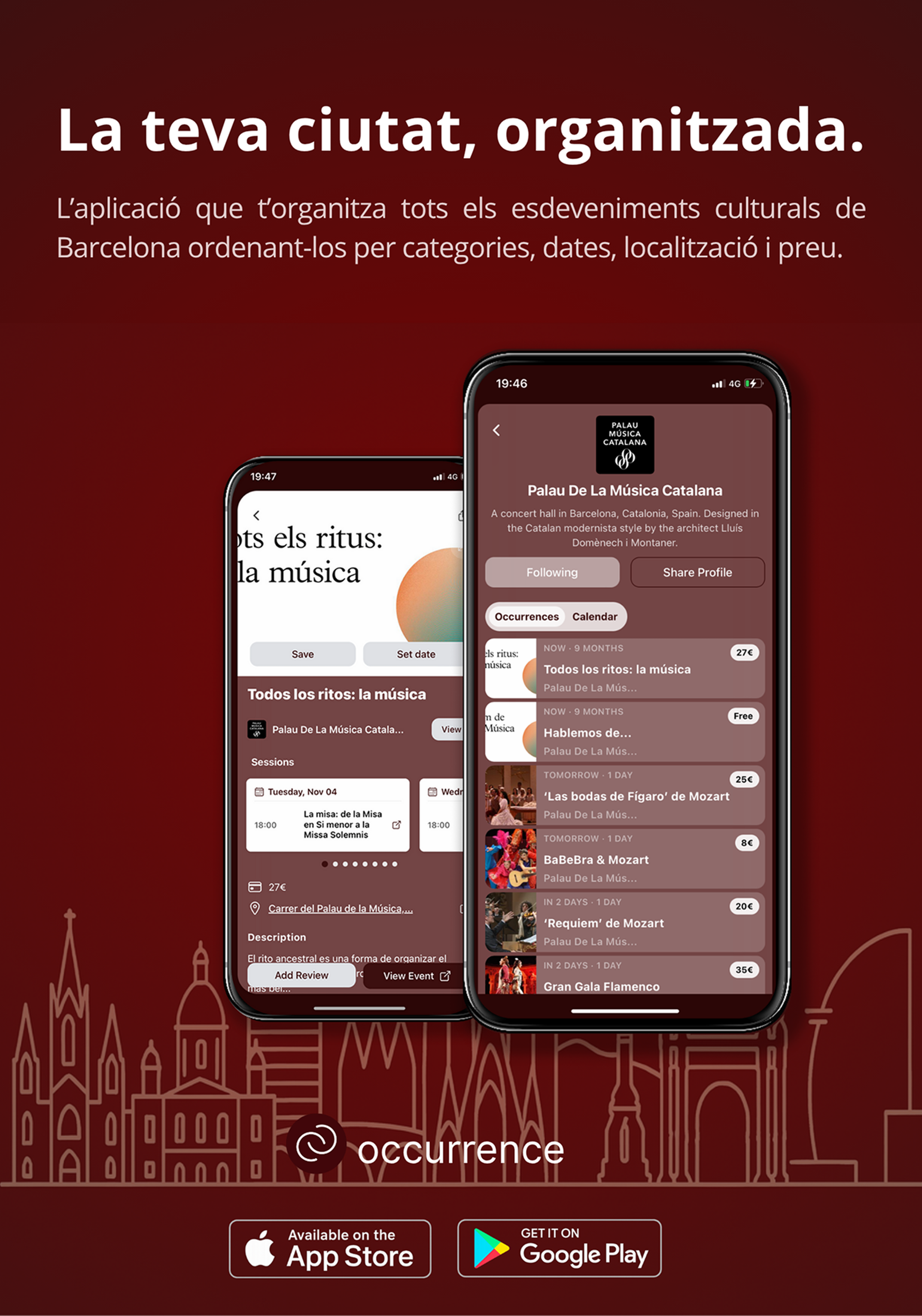 Ocurrence - app esdeveniments culturals anunci desktop 1300x1854