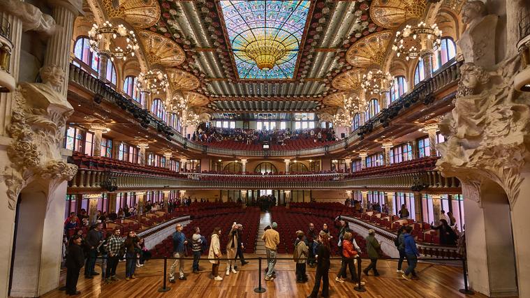 Portes Obertes - Palau de la Música Catalana 2024 ©MarioWurzburger - escenari