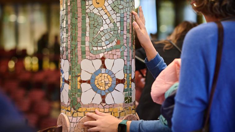 Portes obertes palau de la música catalana - columnes