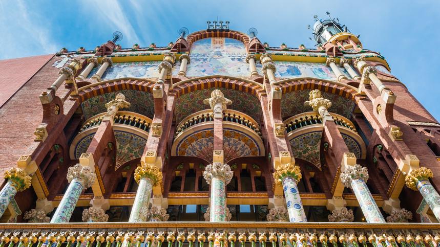 façana del Palau de la Música Catalana (c) Matteo Vecchi