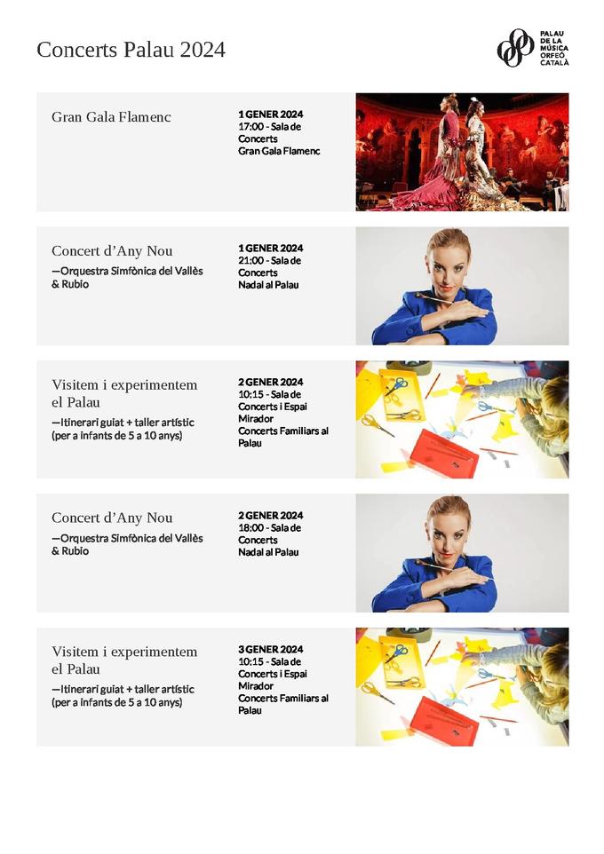 2024 - Concert List