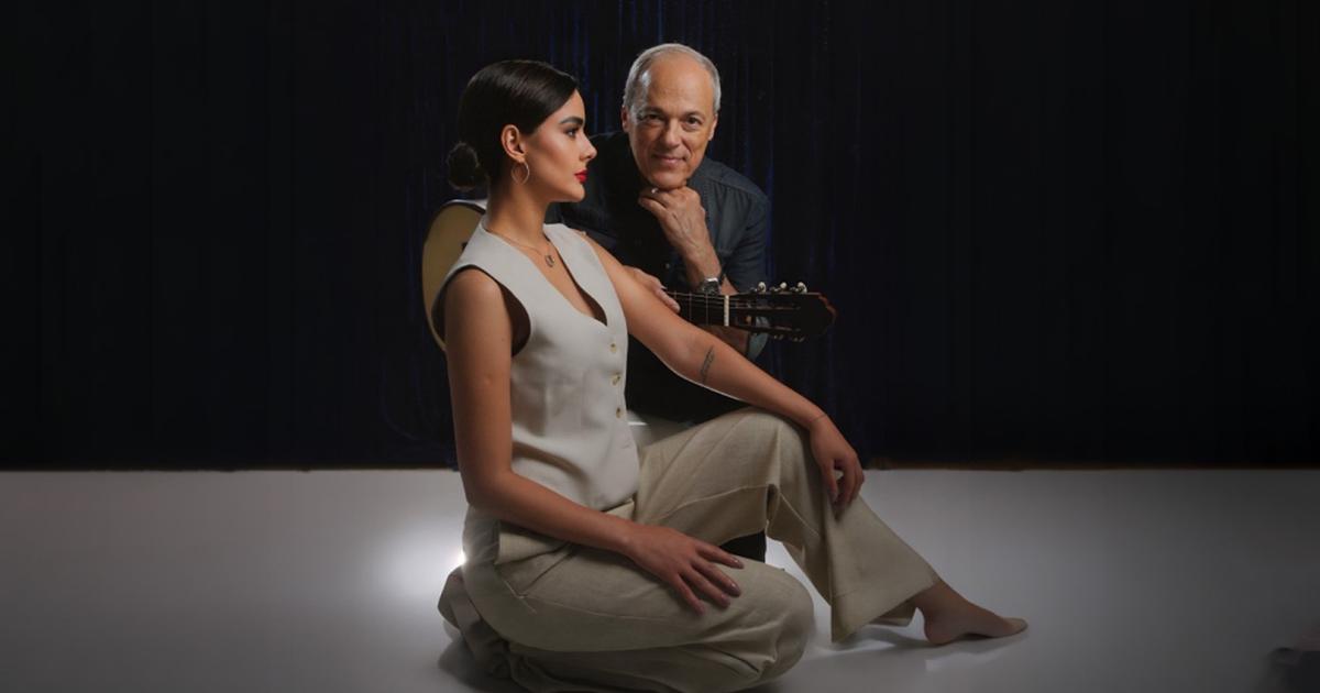 Toquinho y Camilla Faustino