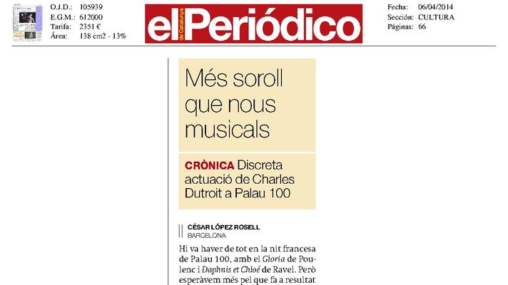 Més soroll que nous musicals