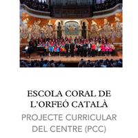Projecte Curricular Centre Escola Coral