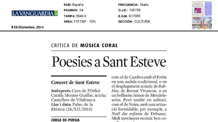 Poesías en San Esteban