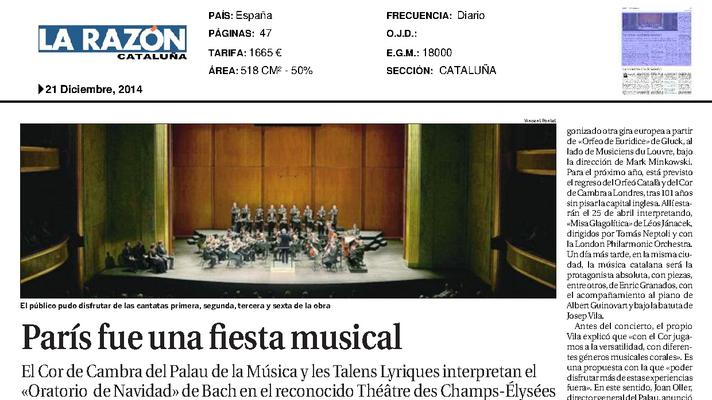 París fue una fi esta musical