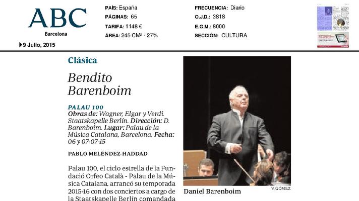 Bendito Barenboim