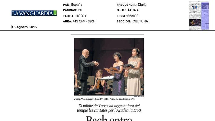 Bach entre paredes rojas