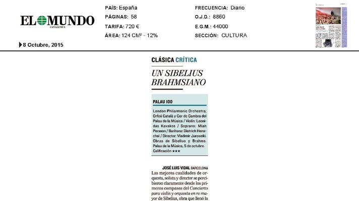 Un Sibelius Brahmsiano