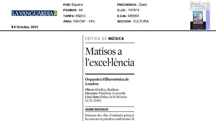 Matices a la excelencia