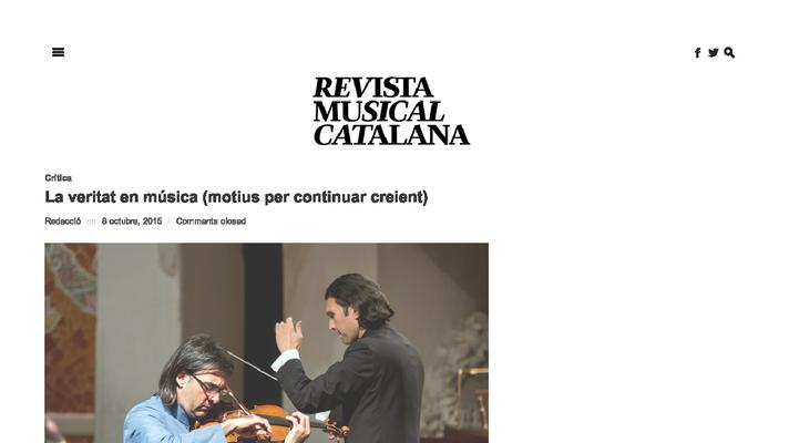 La verdad en música (motivos para seguir creyendo)