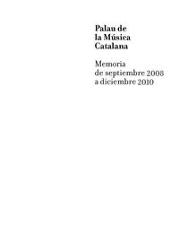 Memoria 2008-2009-2010 cast