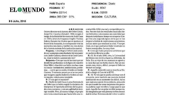 Josep Vila: Me voy con el corazón lleno