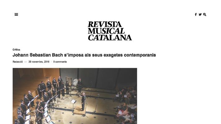 Johann Sebastian Bach se impone a sus exégetas contemporáneos