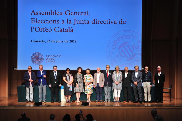 Nova Junta Orfeó Català