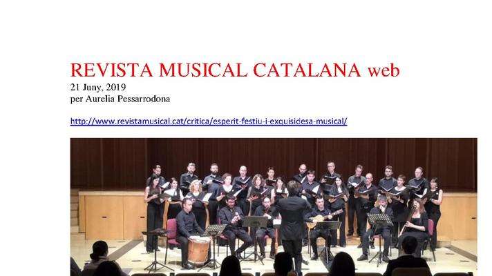 Esperit festiu i exquisidesa musical