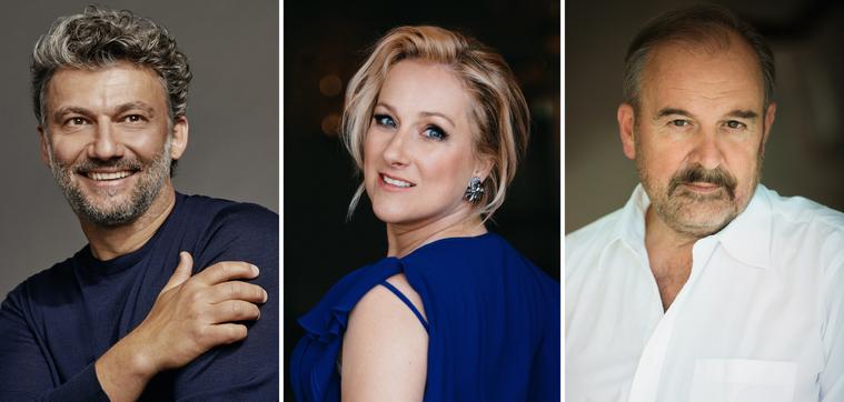 KAUFMANN, Jonas (©Gregor Hohenberg-Sony Classical), DAMRAU, Diana (©Jiyang Chen), DEUTSCH, Helmut (©Shirley Suarez)