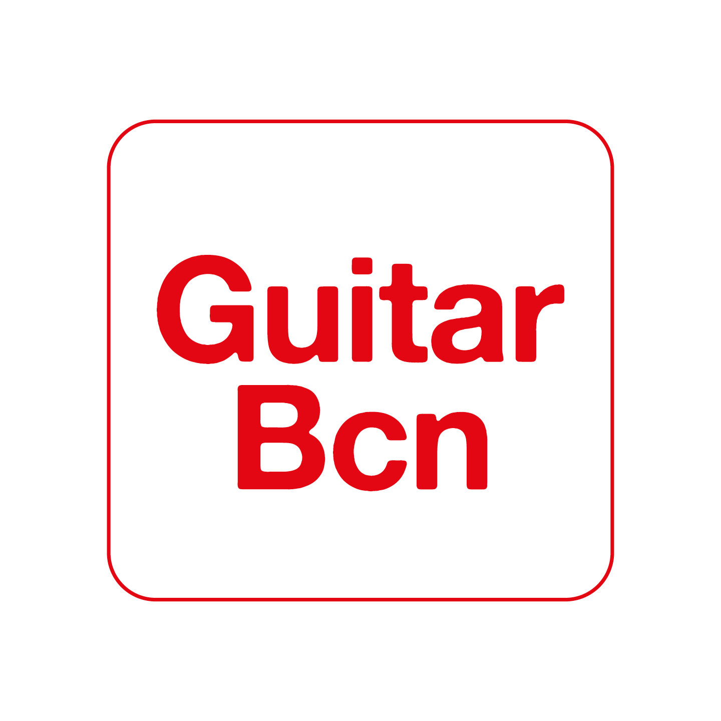 Logo Guitar BCN fons blanc