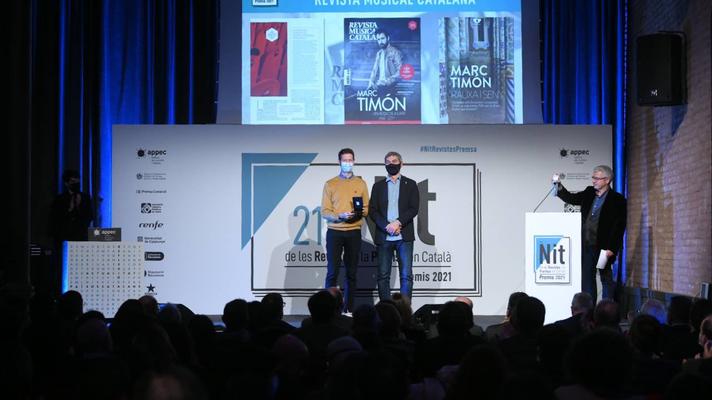 Albert Torrens recull premi RMC