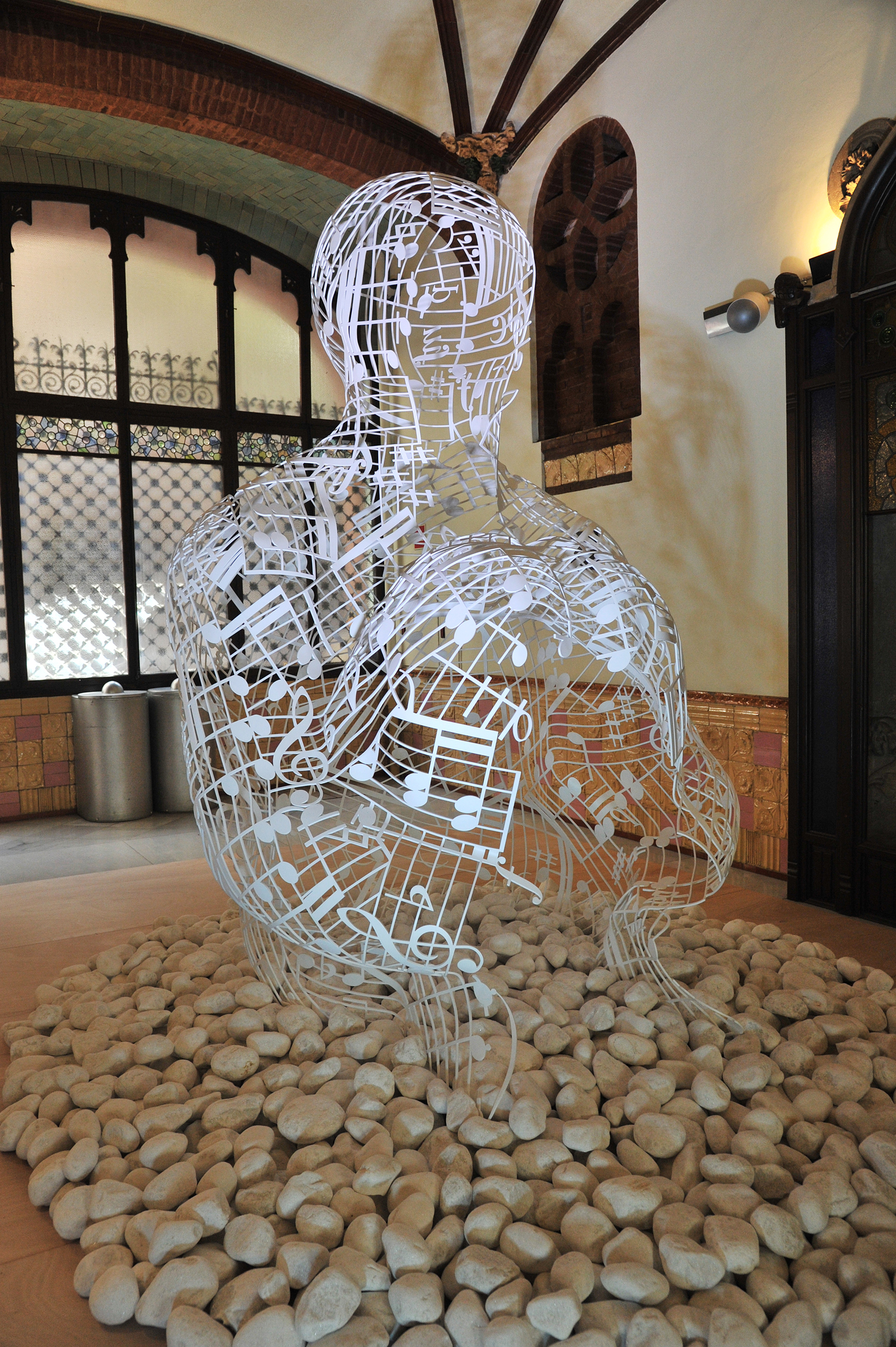 Emigrar tifón cero Las esculturas de Jaume Plensa dialogan con la arquitectura del Palau de la  Música Catalana | Palau de la Música Catalana